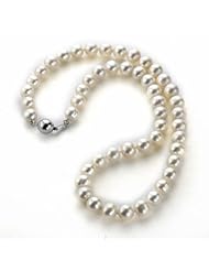 Freshwater Pearl Silver Necklace 18"