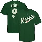 Minnesota Wild Mikko Koivu Reebok Alternate Green Player T-Shirt
