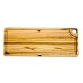 Proteak 18 by 7 by 3/4-Inch Rectangle Cutting Board with Corner Hole and Juice Canal