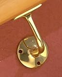 Polished Solid Brass Handrail Bracket