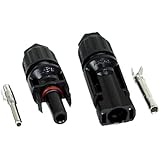 Islandoffer 5 Pairs of MC4 Male/ Female Solar Panel Cable Connectors