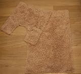 Kitchen & Housewares : Twist Walnut 2 Piece Bath Mat Set