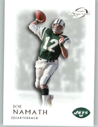 2011 Topps Legends Football Card # 1 Joe Namath - New York Jets - NFL Trading Card in Screwdown Case!