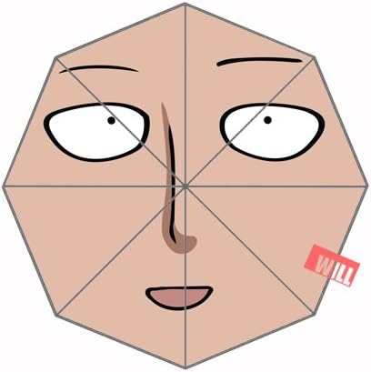 One punch man Custom Foldable Rain Umbrella Wind Resistant Windproof Floding Travel Umbrella