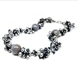 HinsonGayle Artisan Collection "Azura" Silver Cultured Pearl Necklace