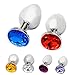 Ocaler®Small Size Mini Butt Anal Plug Toys Alloy Crystal Jewelry Sex Toys Adult Sex Products(Dark Blue)