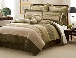 Peyton Place King Comforter Set with 4 Bonus Pieces