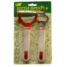 2 Pc Can Opener and Peeler Set by 