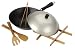 Typhoon Signature Non Stick Wok Set, Gloss Black, 12