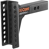 CURT 45910 Channel-Style Adjuastable Dual Ball Mount Replacement Shank
