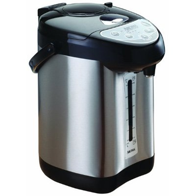 Aroma AAP-340SB Hot Water Central 4-Quart Air Pot/Water Heater, Stainless Steel
