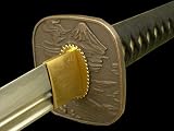 Fully Hand Forged Double-edged Warrior & Fuji Wakizashi Sword #133