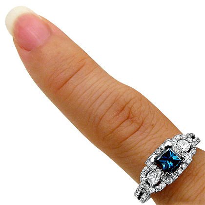 Image #4 of 1.86ct Blue Princess