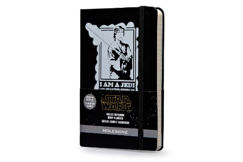Moleskine 2014-2015 Star Wars Limited Edition Weekly Notebook, 18M, Pocket, Black, Hard Cover (3.5 x 5.5) (Moleskine Star Wars)