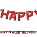 Happy Valentine's Day Letter Banner 6 1/2ft