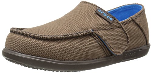 Buy crocs Boys' Santa Cruz Canvas Loafer PS at Ubuy Oman
