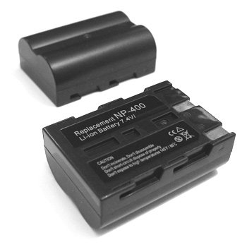 7.40V, 1500mAh, Li-ion, Replacement Digital Camera Battery for KONICA MINOLTA NP-400; MINOLTA NP-400; PENTAX D-LI50; SAMSUNG SLB-1674; SIGMA BP-21