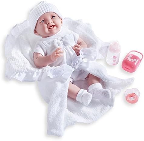 39cm La Newborn in Christening Outfit by La Newborn