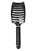 Charmvit Professional Detangling & Styling Paddle Hair Brush XR00151 - BLACK