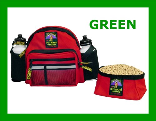 GREEN - Outward Hound Day Hike Fanny Pack