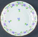 Herend Blue Garland (Pbg) Flat Cup Saucer, Fine China Dinnerware