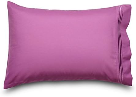 Queen Orchid Purple Amadora Double Brushed Microfiber Luxury Pillowcase Set - The Ultimate in Breathability and Comfort, These Highly Durable Microfiber Orchid Purple Pillowcases are the Highest Quality on the Market; They Don't Wrinkle, are Super Soft to the Touch, Never Shrink,&amp; Breathe 50% Better Than Cotton