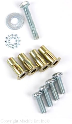 Mounting Kit -Marson Removable Wheel Chock- Metal Floor