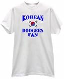 KOREA COUNTRY PRIDE ASIA KOREAN DODGERS FAN BASEBALL T SHIRT jersey