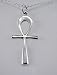 A Lovely Egyptian Ankh Symbol Pendant in Sterling Silver
