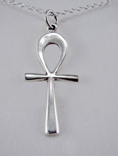 A Lovely Egyptian Ankh Symbol Pendant in Sterling Silver