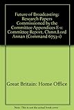 Report of the Committee on the Future of Broadcasting ...