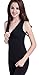 CAKYE Women Nursing Tank Top Camisole Sleep Bra For Maternity / Breastfeeding (Large: Fits for Weight 140-165 lb, Black + Grey (2pcs))
