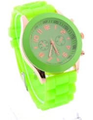 Daditong Popular Silicone Quartz Men Women Girl Boy Unisex Jelly Wrist Watch