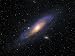 Andromeda Galaxy Photographic Poster Print by Stocktrek Images , 18x24