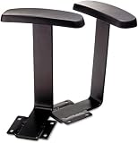 Basyx VLTPK T-Arms for VL625 and VL635 Mid-Back and High-Performance Task Chairs, Black