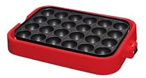 YAMAZEN たこ焼き機着脱式 SOPX-1180（R） レッド