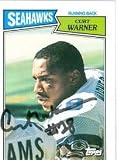 Curt Warner autographed Football Card (Seattle Seahawks)