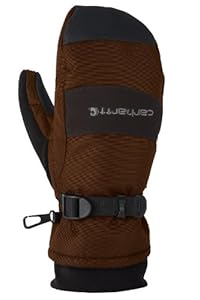 Carhartt Men's WP Mitt, Brown/Black, X-Large