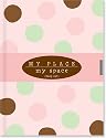 Polka Dots Locking Journal: My Place, My Space (Notebook, Diary) (2nd Gen Lock!)