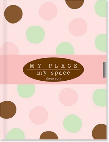 Polka Dots Locking Journal: My Place, My Space (Notebook, Diary) (2nd Gen Lock!)