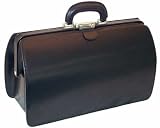 Edle Doktortasche/ Hebammenkoffer Arzttasche Sattelleder v. Shalimar , Colour:Black