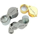 Master Watchmakers 30x dual 20x-10x 10x Combo Loupe Magnifier Tool Set - Gold Tone ..... Best Seller on Amazon!