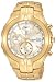 Seiko #SNAC96 Men's Excelsior Gold Tone Chronograph Alarm Watch