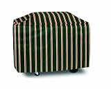 Two Dogs Designs 53-Inch Grill Cover, Green Stripes