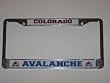 COLORADO AVALANCHE Durable Metal LICENSE PLATE FRAME