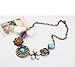 CHILDCITY New Hot Nice Vintage European Gorgeous Womens Crystal Flower Necklace