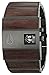 Nixon The Rotolog A028-1107 Men's Black Ion-plated Steel Case Darkwood Watch