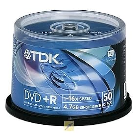 TDK DVD+R 16x 50pack