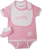 San Francisco Giants Girls Newborn One-Piece Bib and Bootie Set