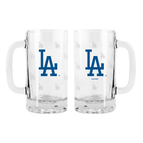 MLB Los Angeles Dodgers 2-Pack Satin Etch Tankard Mug